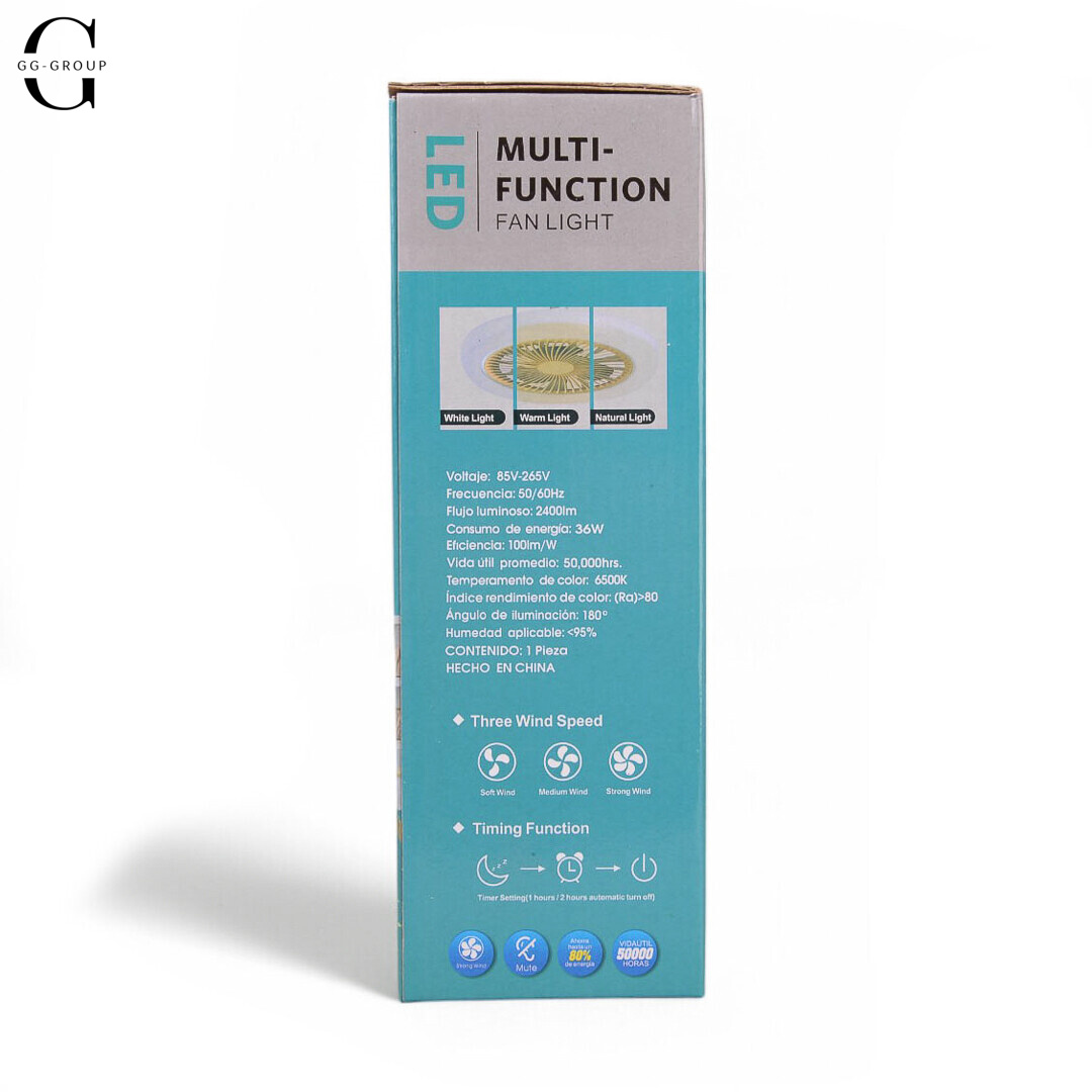 Лампа – вентилятор в патрон LED Multi-Function Fan Light E27